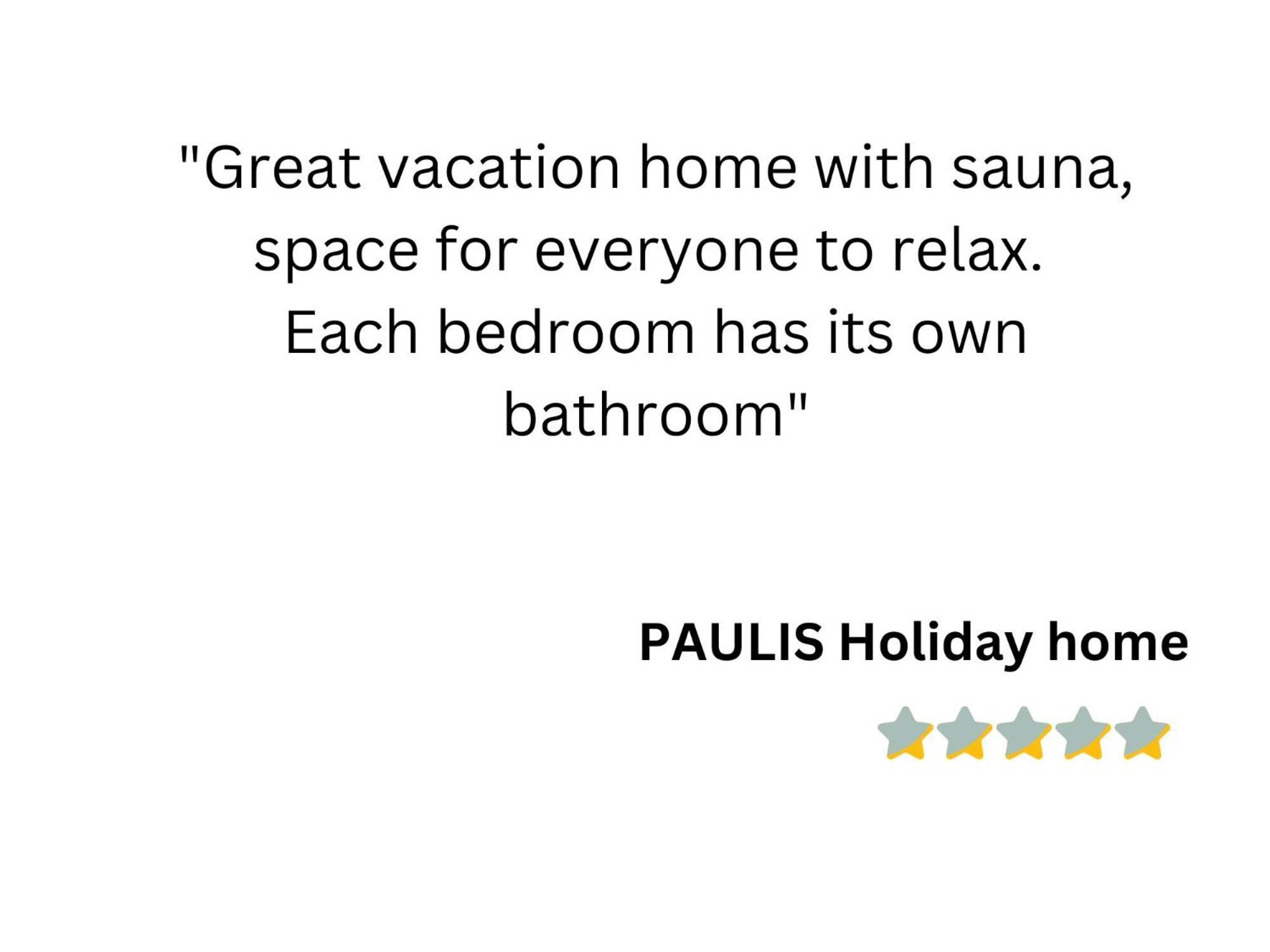 בולאנז' Paulis Cozy 4-Bedroom Vacation Home - With 4 Bathrooms Sun Terrace & Sauna, Nice To Hike & Bike, To Chil & Meet מראה חיצוני תמונה